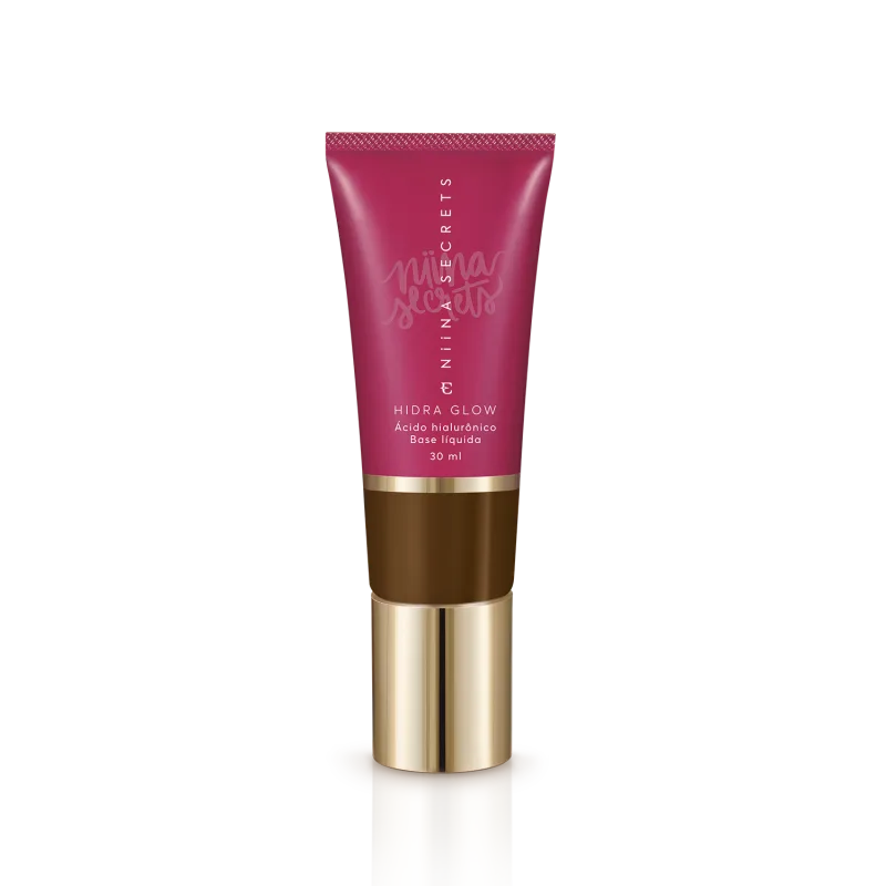 Kit Niina Glow - Pincel & Base Líquida Hidra Glow