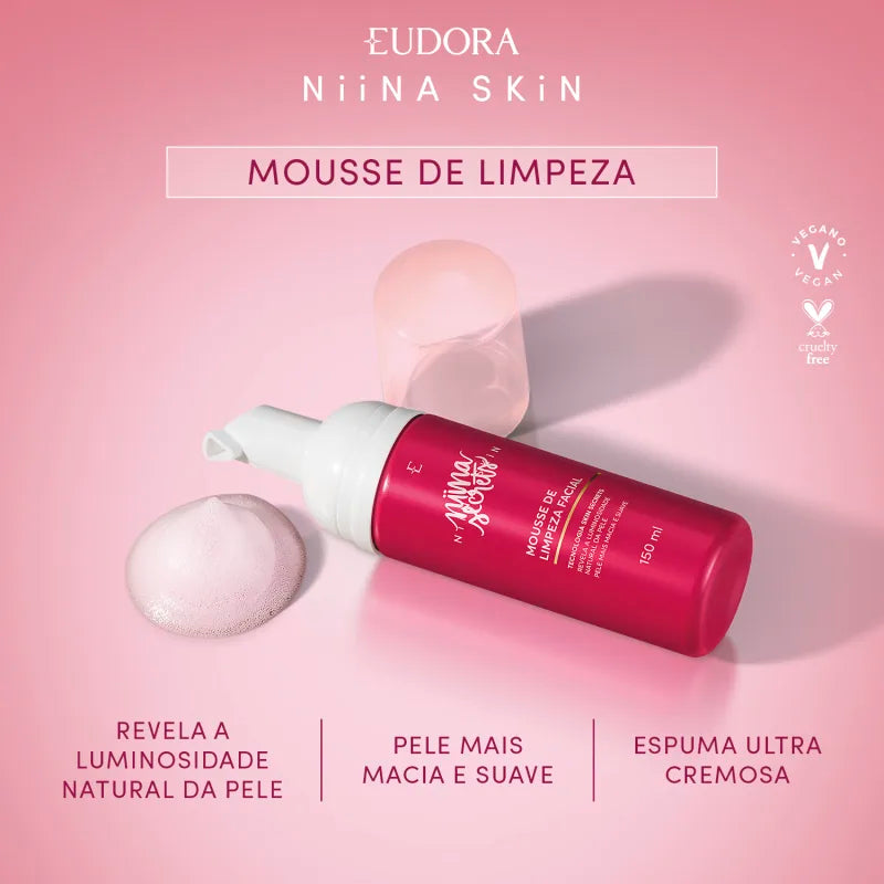 Mousse de Limpeza Facial Niina Secrets 150ml