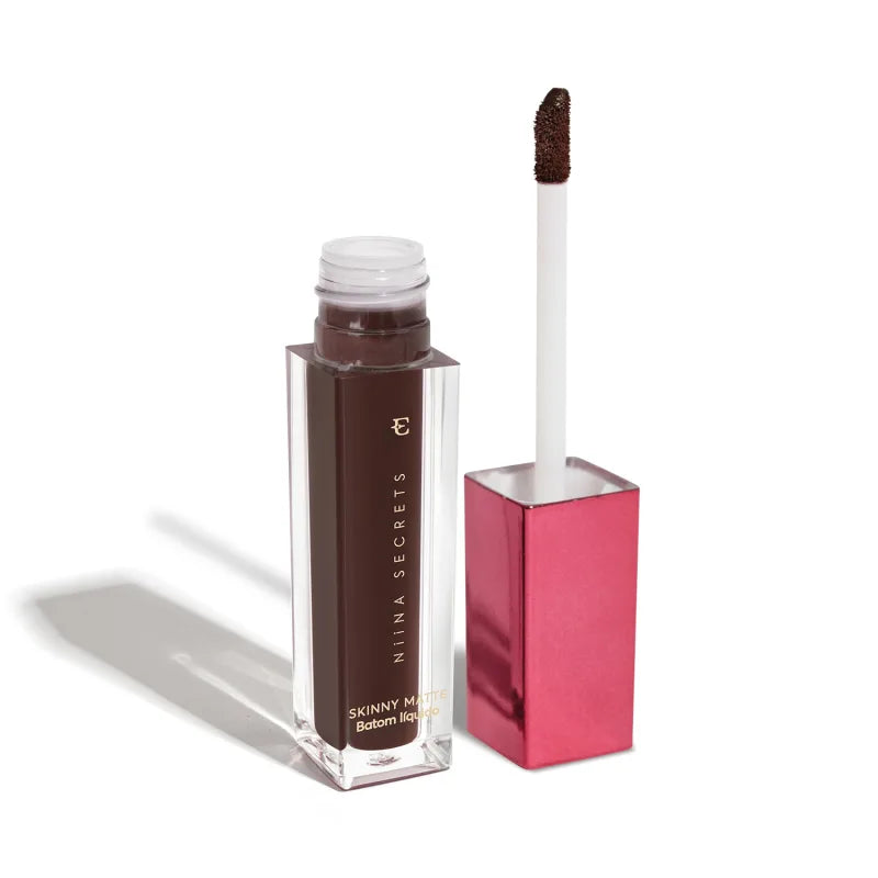 Batom Líquido Rosa Lótus Niina Secrets Skinny Matte 5ml