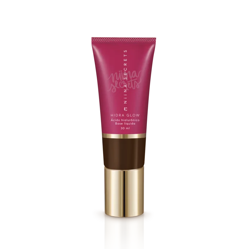 Kit Niina Glow - Pincel & Base Líquida Hidra Glow