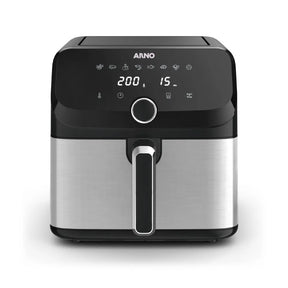 Fritadeira Air Fryer Arno Mega Digital 7,5L Inox AFD7