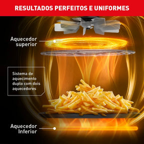 Fritadeira Air Fryer Arno Easy Fry Extra Superfície Cinza AFP4