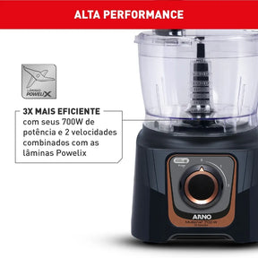 Multiprocessador Arno 700W 24 Funções Preto MP72