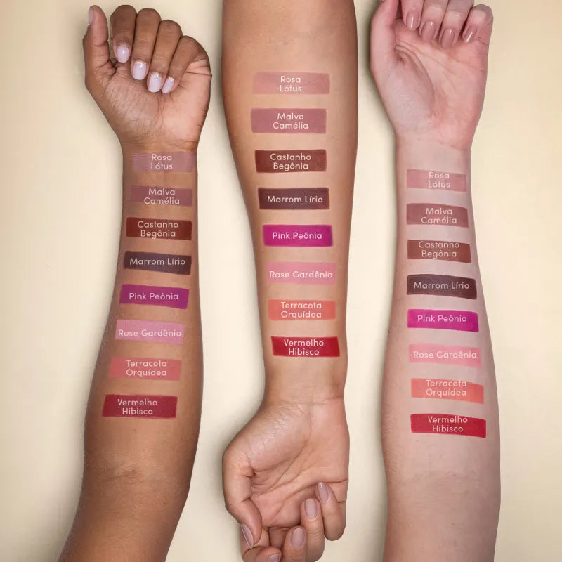 Batom Líquido Rosa Lótus Niina Secrets Skinny Matte 5ml