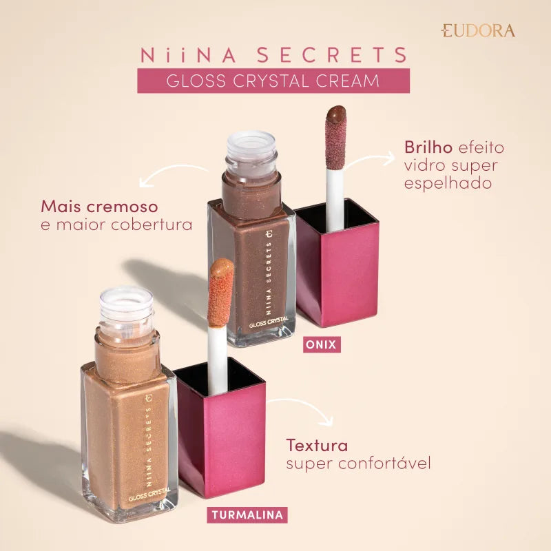 Gloss Crystal Cream Turmalina Niina Secrets 7ml