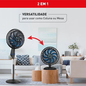 Ventilador Arno X-treme 9 2 em 1 40cm VE9M
