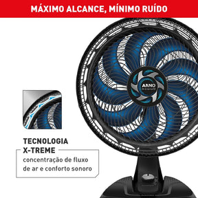 Ventilador Arno X-treme 9 Mesa 40cm VE90t1
