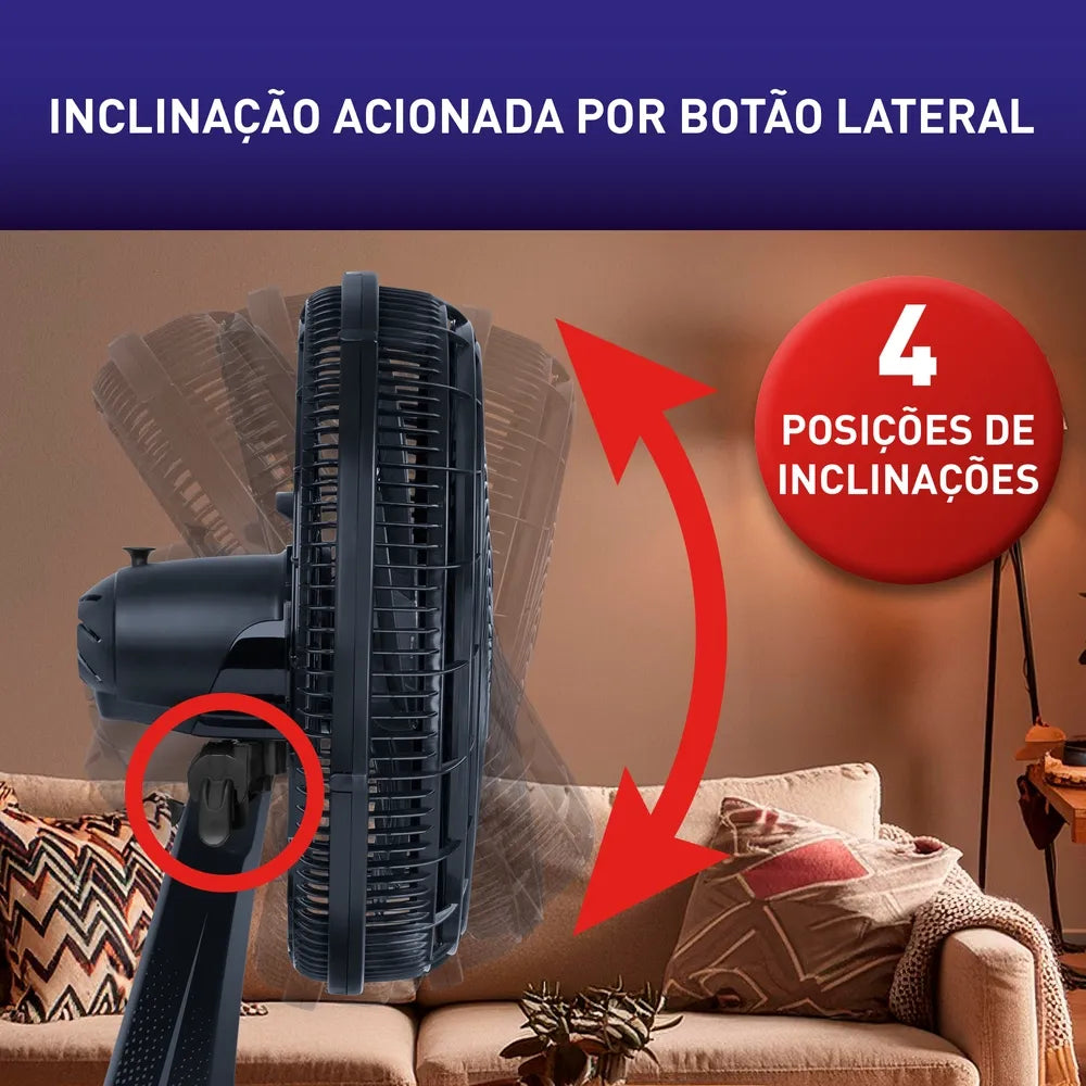 Ventilador de Mesa 40cm Arno X-TREME 9 4 Vel 160W VE94